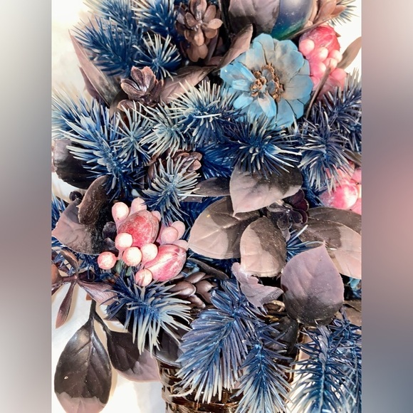 3/55$ Home decor Wall Holiday Christmas‎ Tree decoration blue themed - Picture 7 of 12